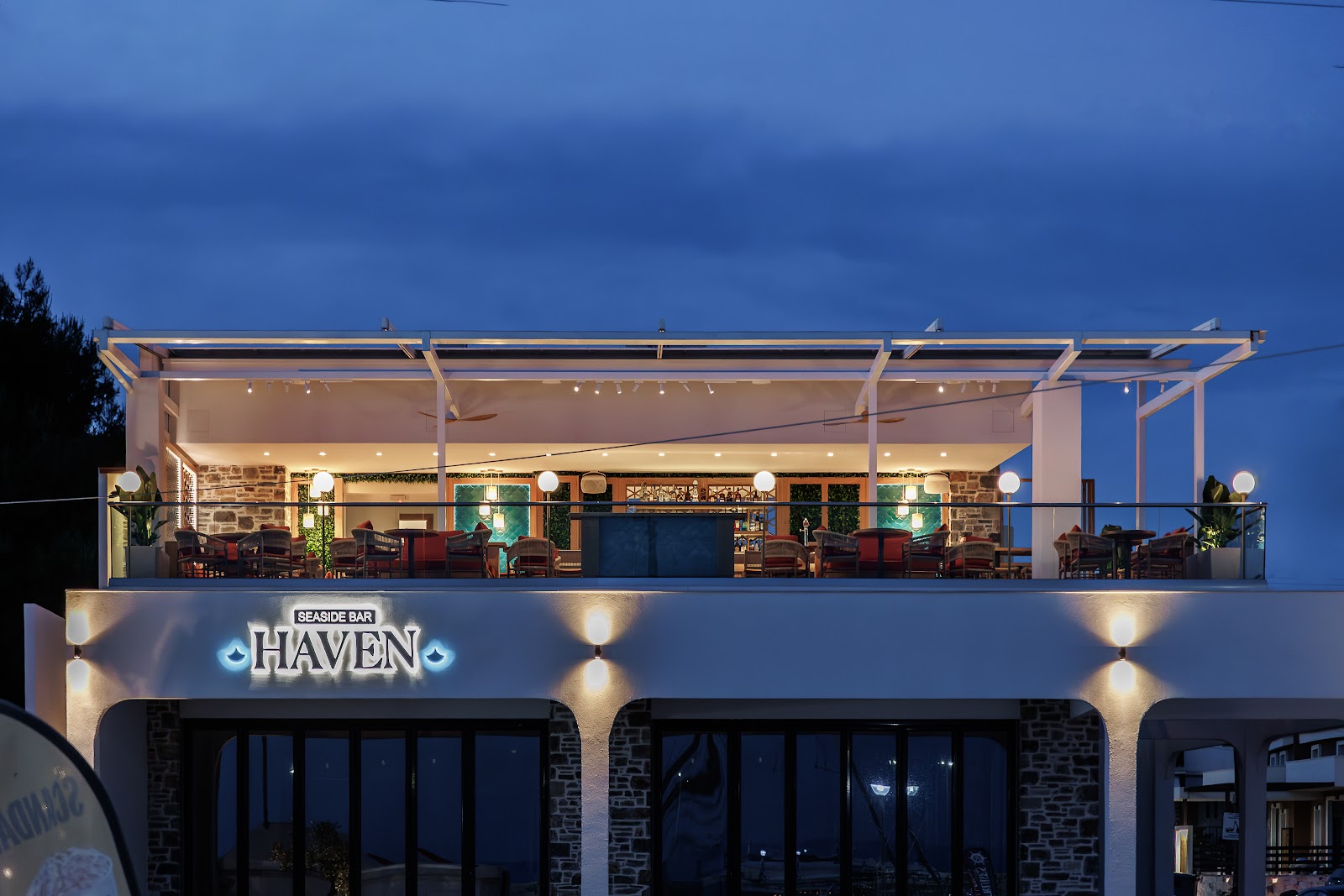 Bar Haven Seaside Bar στην Αρμένη, Χαλκιδική