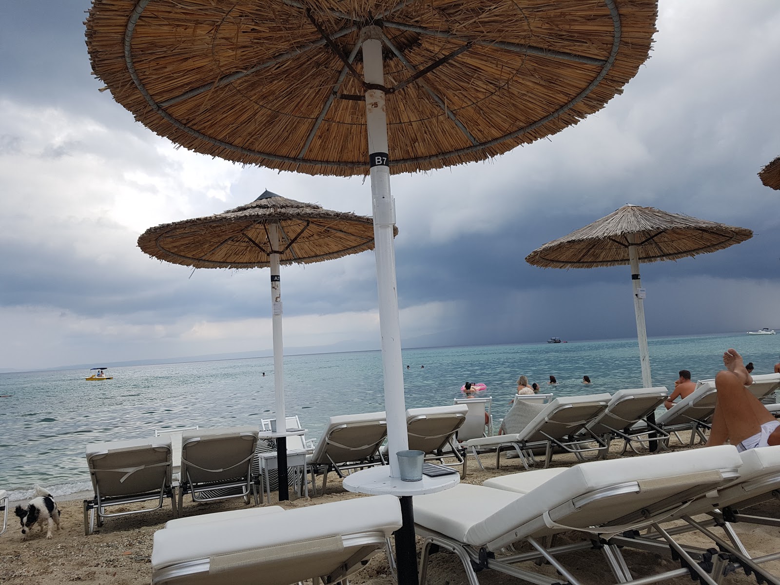 Μπαρ White Beach στην Χανιώτη, Χαλκιδική - Βαθμολογία 3.7/5