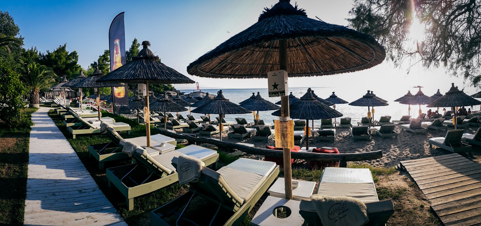 Café Mango Beach Bar στην Όρμο Παναγίας, Χαλκιδική