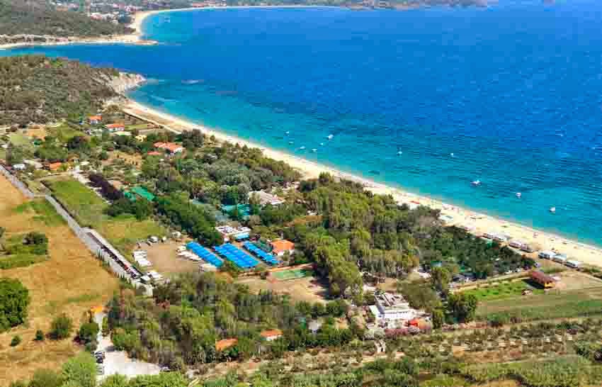 <h1>Πάρκο Iza Camping στο Πόρτο Κουφό, Χαλκιδική</h1>