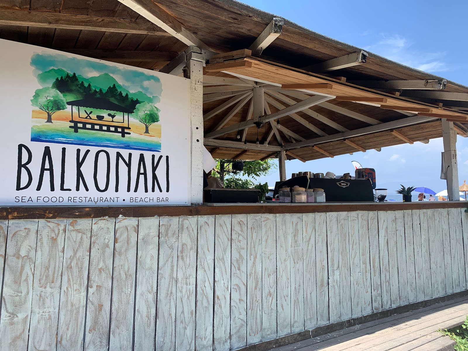 Εστιατόριο Balkonaki Seaside Bar Restaurant στην Ολυμπιάδα, Χαλκιδική